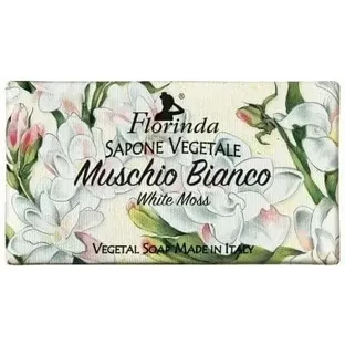FLORINDA натуральное цветочное мыло белый мускус 100 г