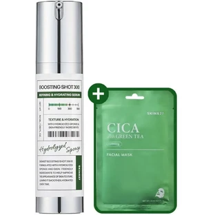 SKIN627 Boosting Shot300 + Cica with Green Tea Facial Sheet ...