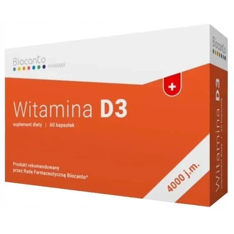 BIOCANTO Витамин D3 4000 60 капсул: цены и характеристики