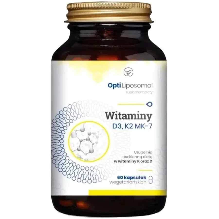 NaturDay Opti Липосомальные витамины D3, K2-MK7 60 капсул: цены и характеристики
