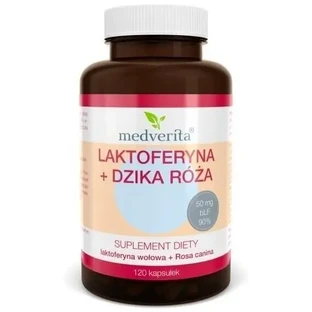 Medverita Лактоферрин + дикий шиповник 120 капсул