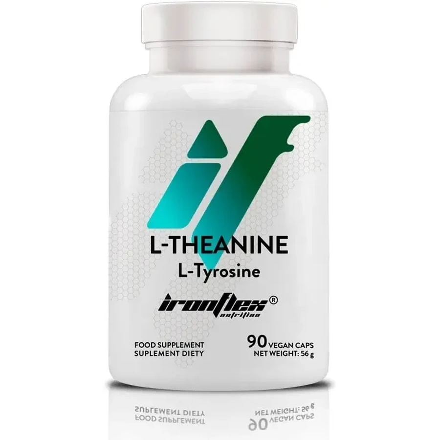 IronFlex L-теанін + L-тирозин 90 вегетеріанських капсул: ціни та характеристики