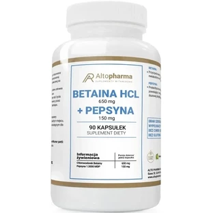 Altopharma Бетаїн 650 мг + Пепсин 150 мг 90 капсул