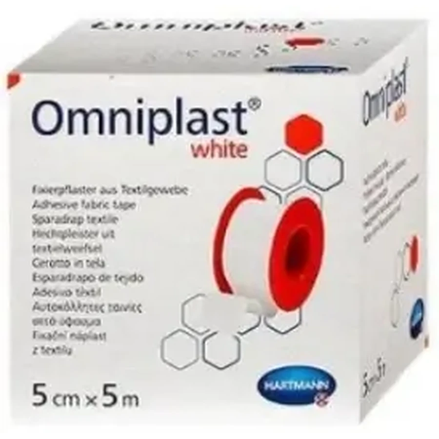 Omniplast White Plaster 5 м x 5 см 1 шт.: цены и характеристики