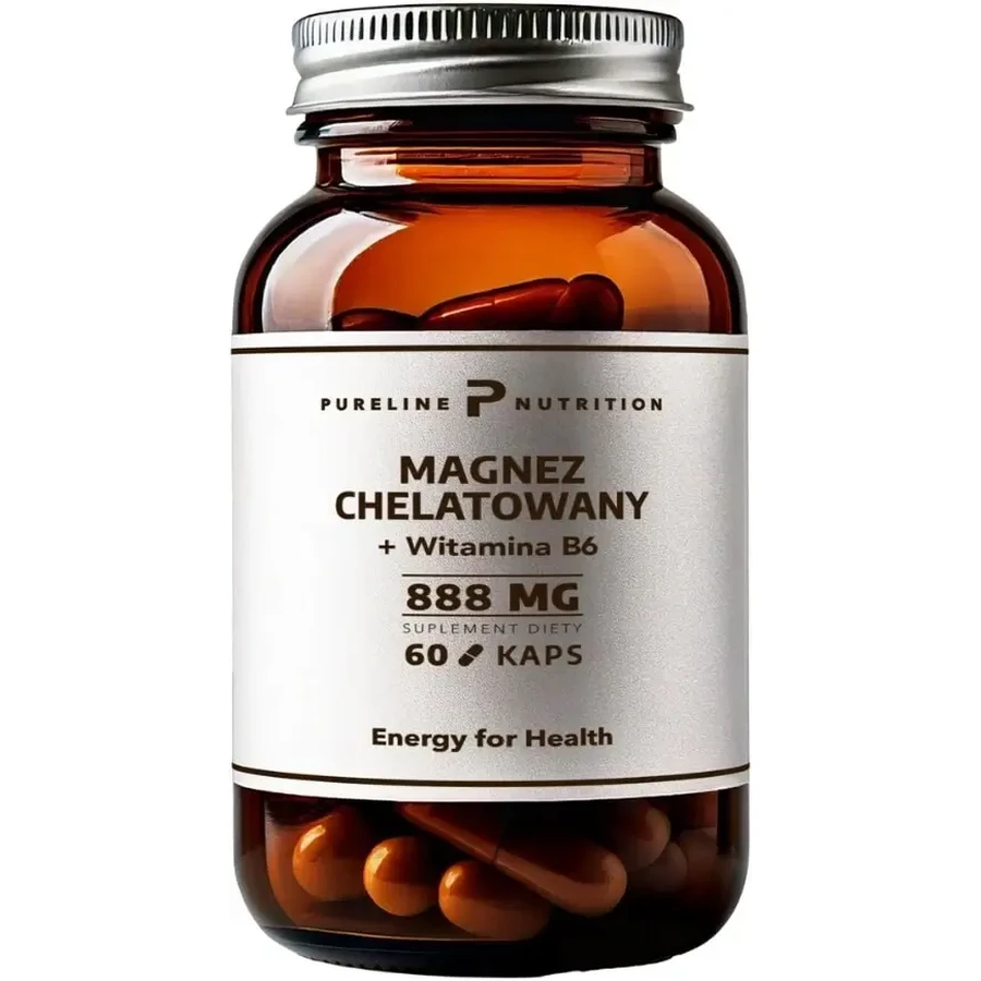 Pureline Nutrition Хелатний магній + вітамін B6 60 ...: ціни та характеристики