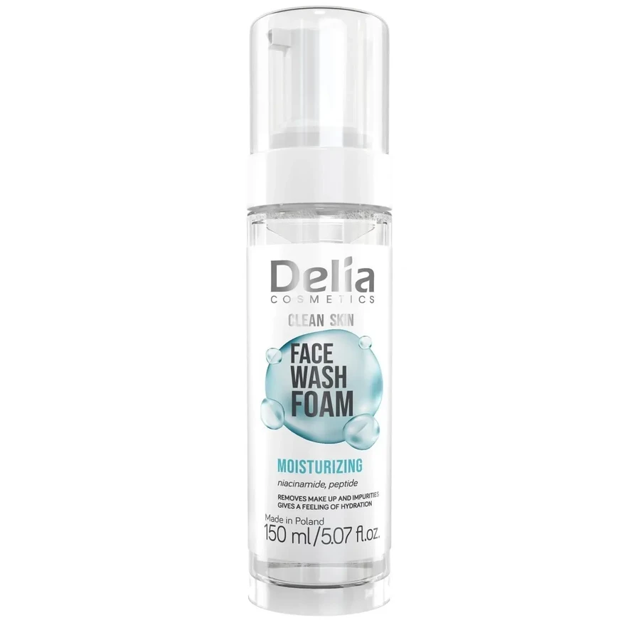 Зволожуюча та нормалізуюча пінка для вмивання DELIA Clean Skin 150 мл: ціни та характеристики
