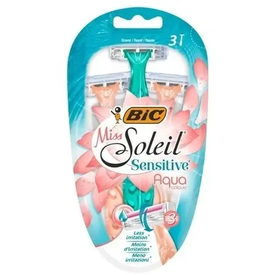 Bic Бритва Miss Soleil Sensitive Aqua колір 3 ...: ціни та характеристики