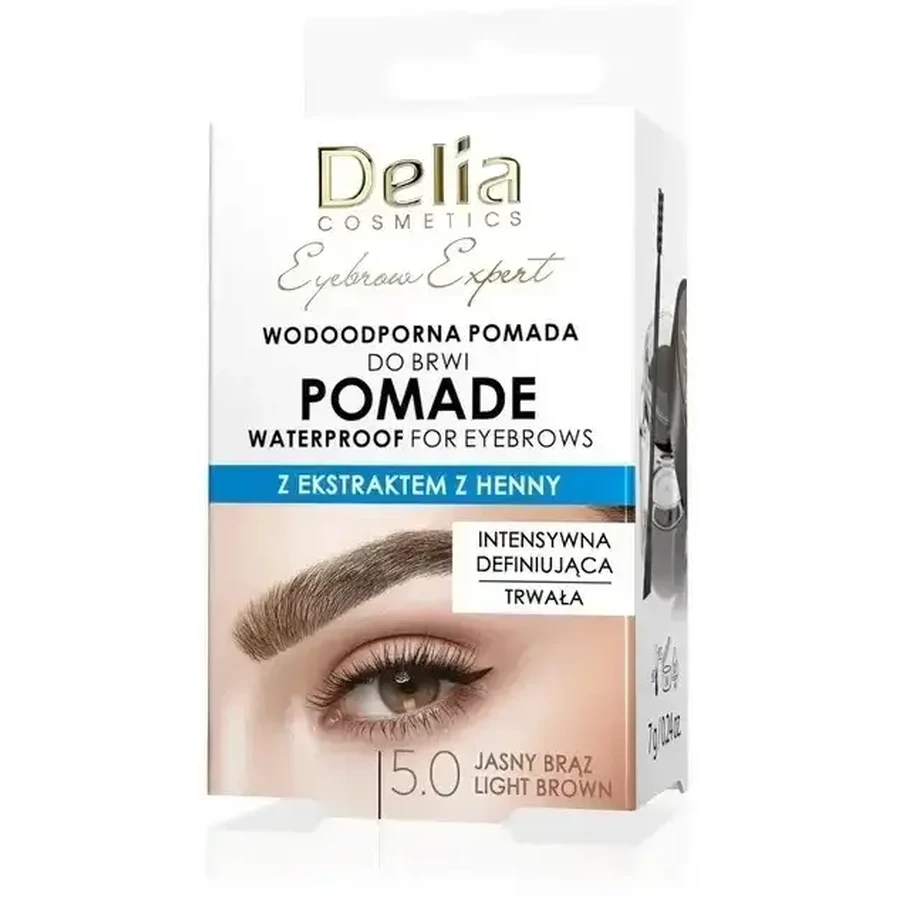 DELIA Eyebrow Expert Waterproof Eyebrow Pomade 5.0 Brown 7 g: цены и характеристики