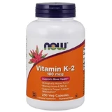 NOW FOODS Вітамін К-2 100 мкг + Люцерна 300 мг 250 капсул