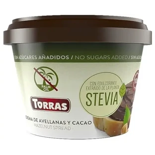 Крем Torras какао-горіховий зі стевією 200 г