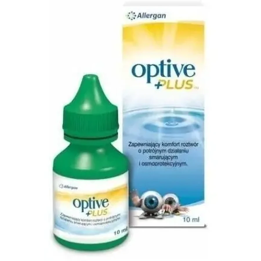 Глазные капли Optive Plus 10 мл: цены и характеристики