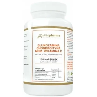 Altopharma Glucosamine Chondroitin MSM Vitamin C 120 капсул.