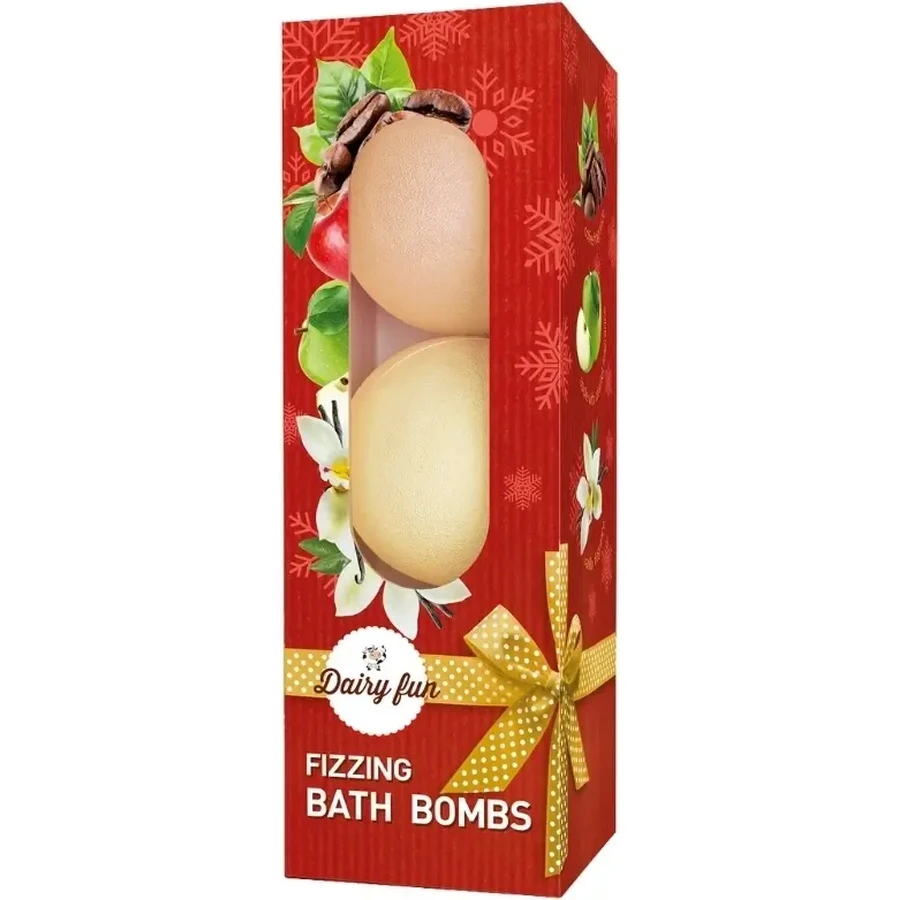 Кульки для ванни DELIA Dairy Fun X-MASS ваніль, кава, ...: ціни та характеристики