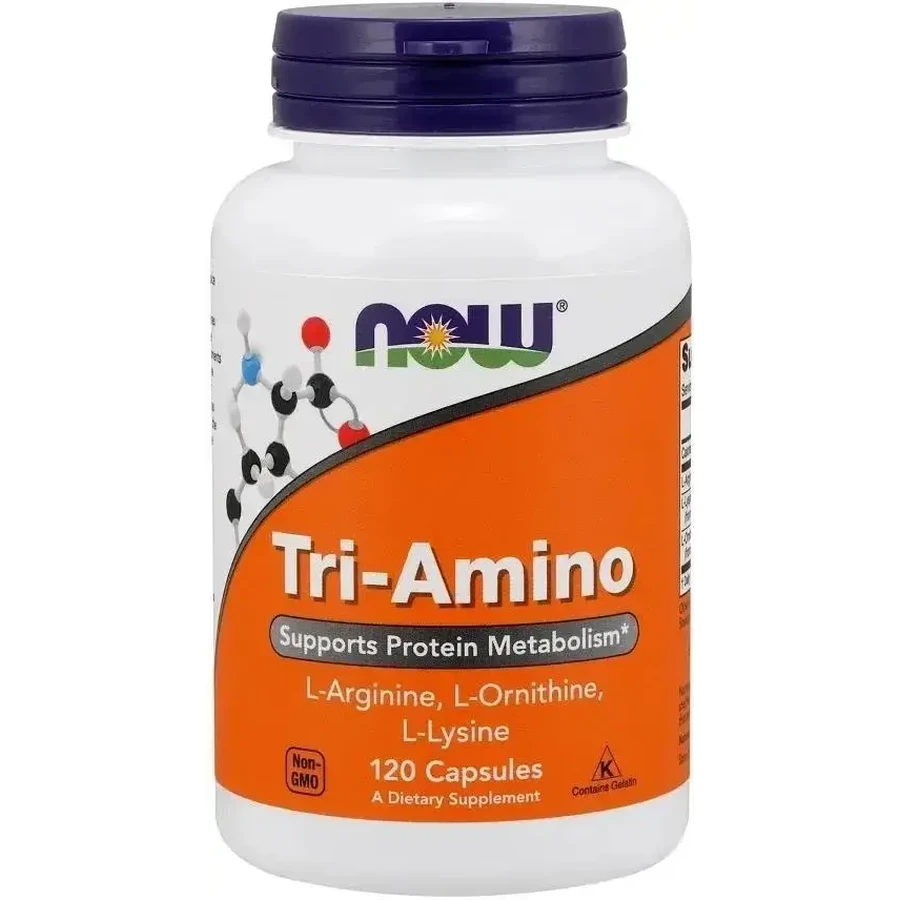 NOW Foods Tri-Amino - L-аргінін, L-орнітин, L-лізин 120 ...: ціни та характеристики