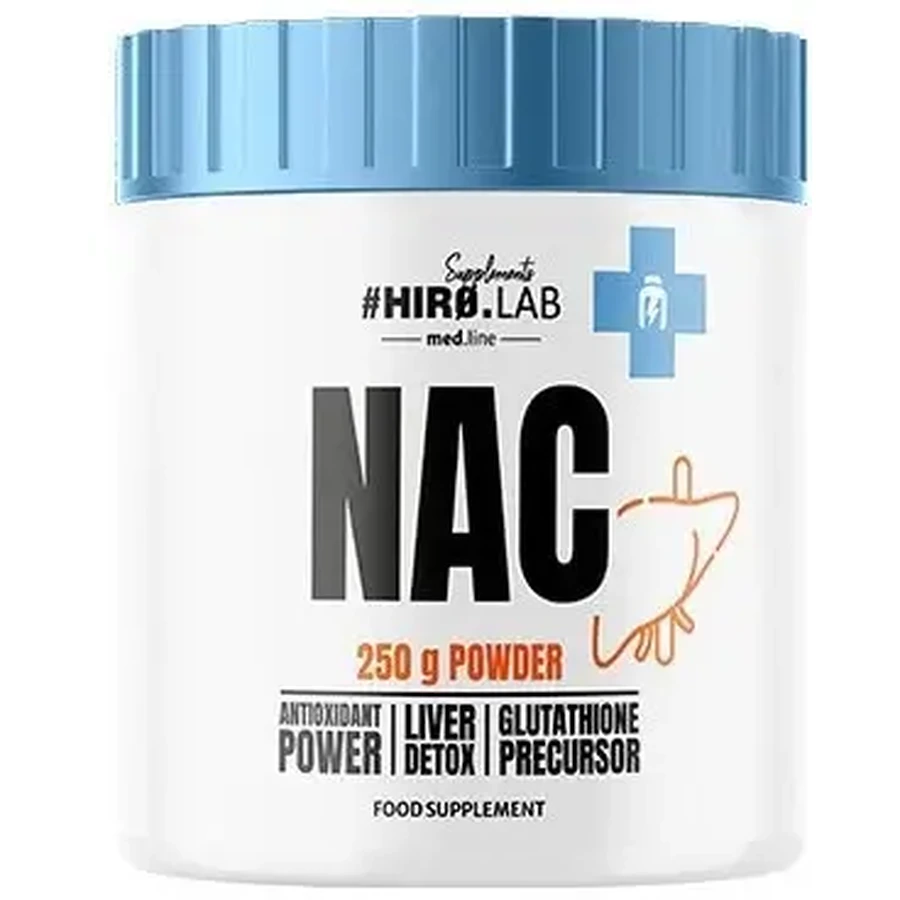 HIRO.LAB NAC N-ацетил L-цистеїн, нейтральний смак 250 г: ціни та характеристики