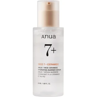 Anua - Зволожуюча бар'єрна сироватка Rice 7 Ceramide Hydrating Barrier Serum Рисова сироватка ...