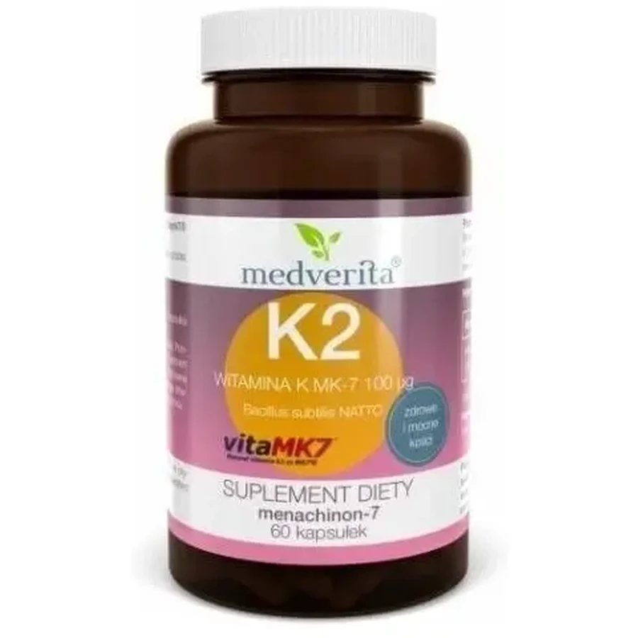 Medverita K2 100 uq 60 капсул: цены и характеристики