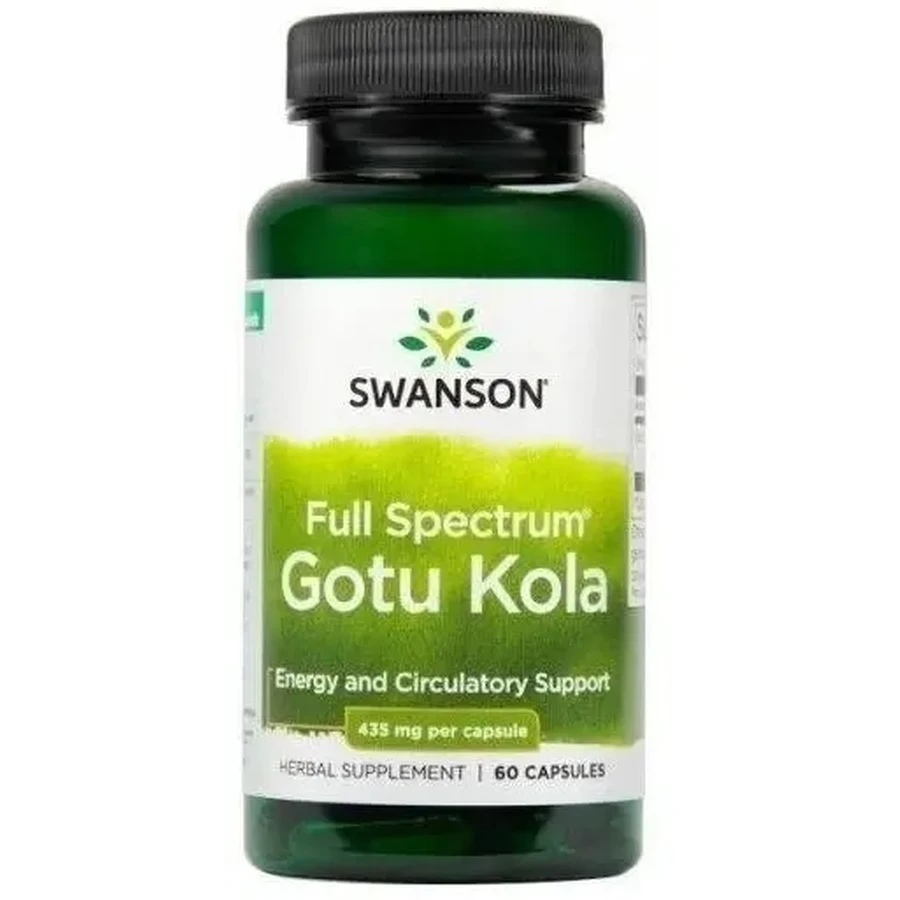 Swanson Gotu Kola 435 мг 60 капсул: цены и характеристики