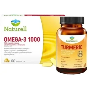 NATURELL Омега-3 1000 60 капсул + Naturell Куркума 60 ...