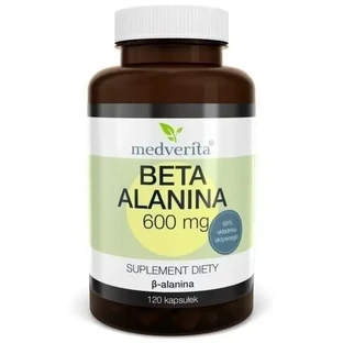 Medverita Бета аланін 600 мг 120 капсул