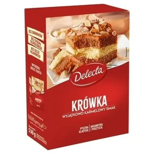 Delecta Готовая смесь для выпечки Cake Fudge 530 г