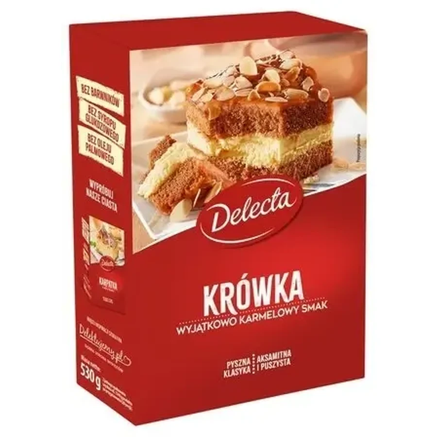 Delecta Готовая смесь для выпечки Cake Fudge 530 г: цены и характеристики