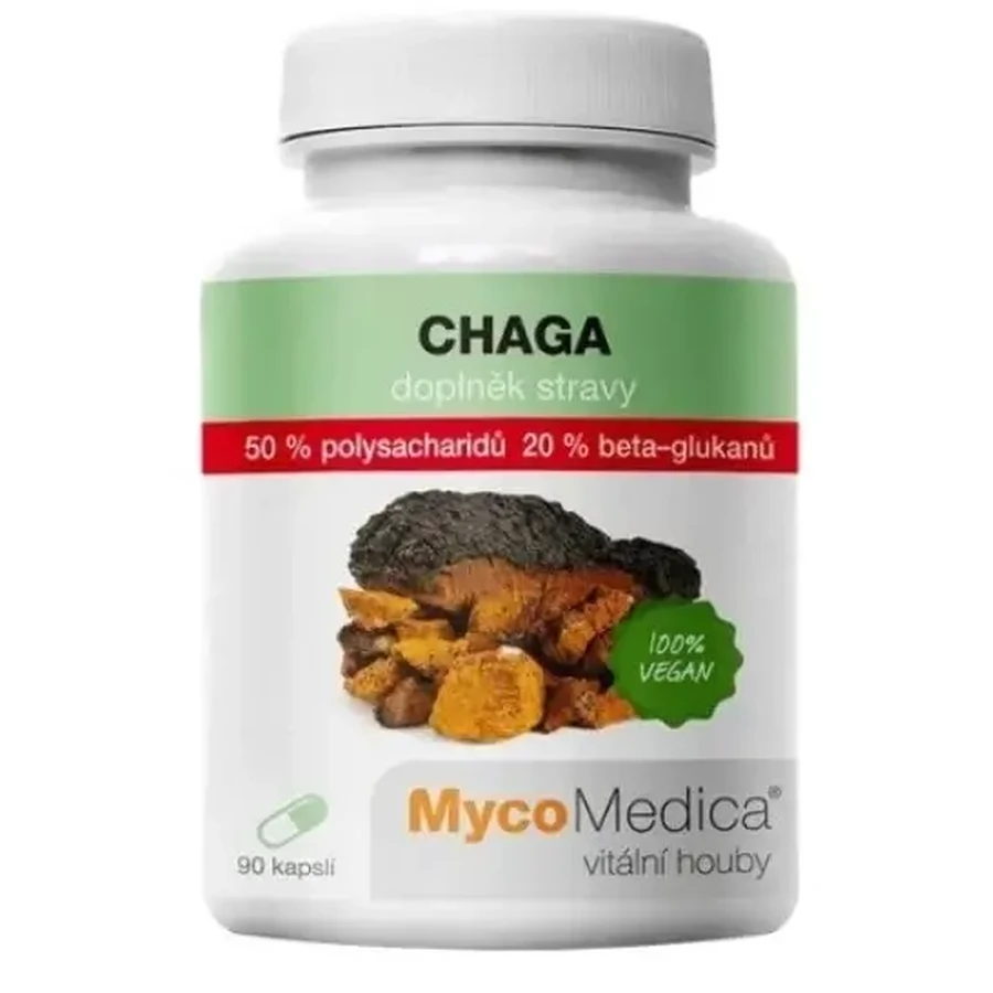 MycoMedica Чага 50% 90 капсул: ціни та характеристики