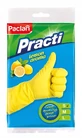 Резиновые перчатки Paclan Practi лимон S желтый 2 шт.