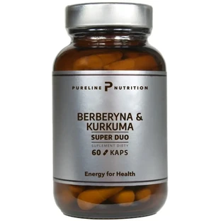 Pureline Nutrition Берберин + куркума, 60 капсул