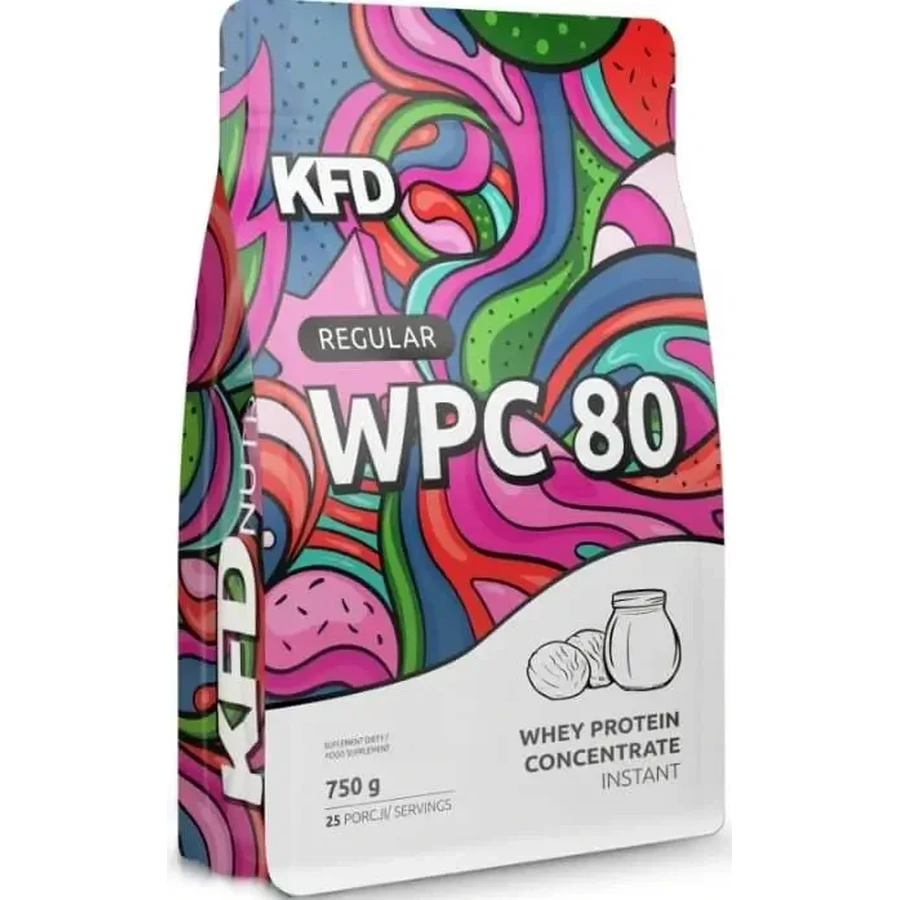 KFD WPC 80 Regular со сливками и молочным вкусом 750 г: цены и характеристики