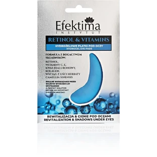 EFEKTIMA REVITANOL AND VITAMINS Гидрогелевые подушечки для глаз с ...