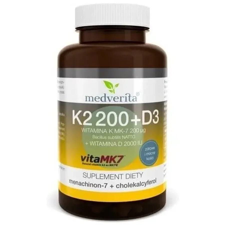 Medverita Витамин K2 200 + D3 60 капсул: цены и характеристики