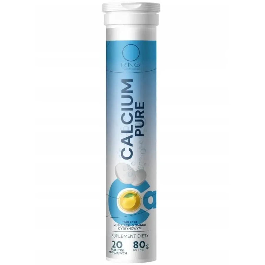 Ring Calcium Pure 20 шипучих таблеток: цены и характеристики