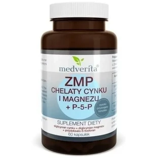 Medverita ZMP хелати цинку та магнію + P-5-P 120 капсул