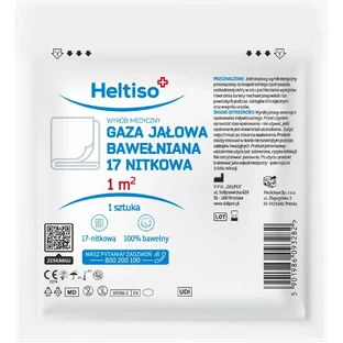 Heltiso Марля стерильна 17 ниток бавовняна 1 м2 1 шт.
