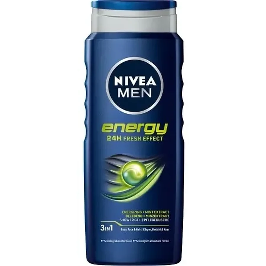Nivea Чоловічий енергетичний гель для душу 500 мл: ціни та характеристики