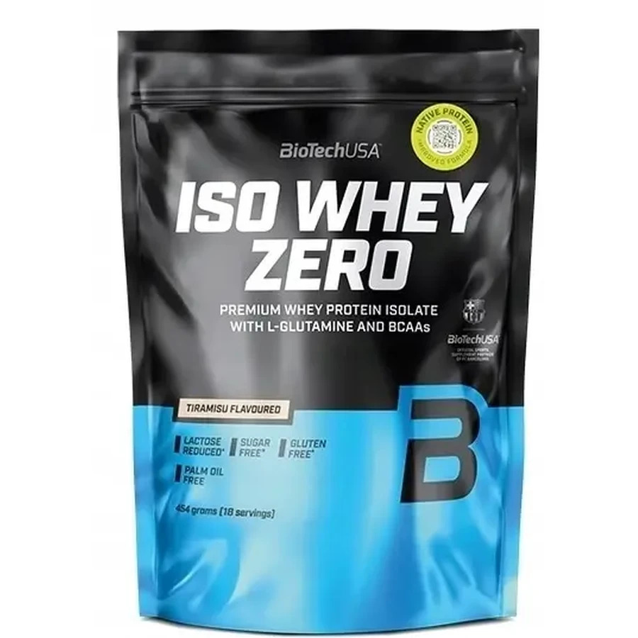 BioTech USA Iso Whey Zero протеїн зі смаком тірамісу 454 г: ціни та характеристики