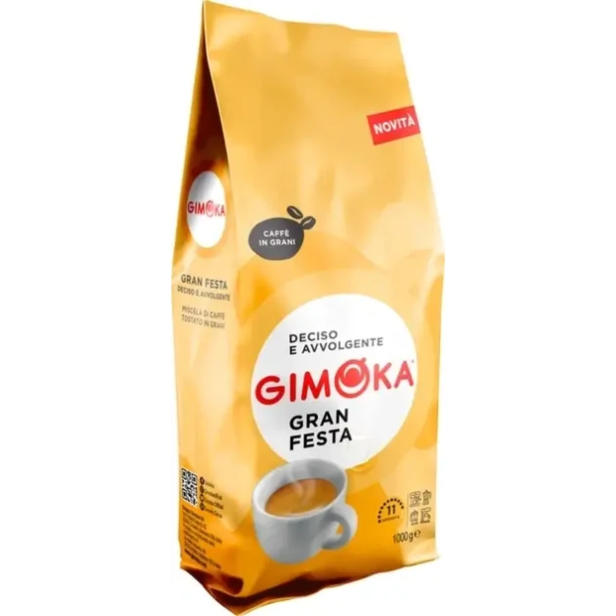 Кава Gimoka Gran Festa в зернах 1 кг: ціни та характеристики