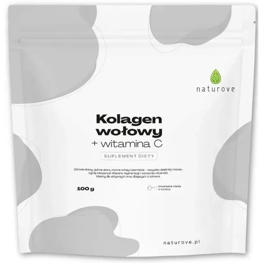 Naturove Говяжий коллаген с витамином С 100 г: цены и характеристики