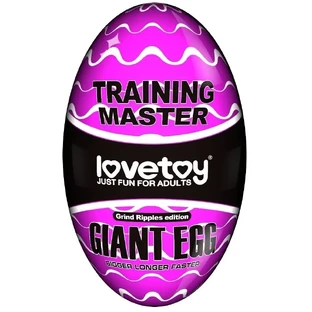 Прозоре чоловіче яйце-мастурбатор Lovetoy GIANT EGG