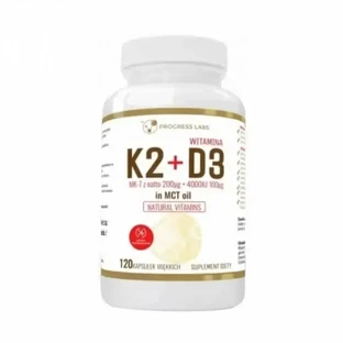 PROGRESS LABS Витамин K2 200 мкг + D3 4000 МЕ в масле MCT ...