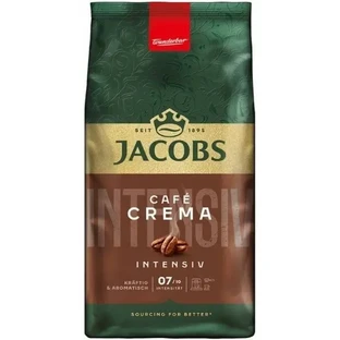 Кава Jacobs Cafe Crema Intensiv в зернах 1 кг