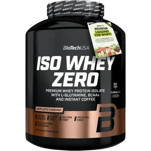 Протеїн BioTech USA Iso Whey Zero зі смаком Caffe Latte 1816 г
