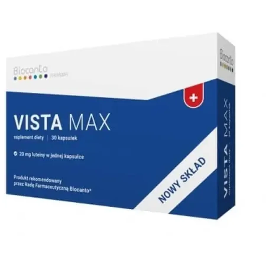 Biocanto Vista Max 30 капсул: цены и характеристики