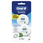 Зубная нить Essential floss со вкусом мяты, 2х50 м, Oral-B: цены и характеристики