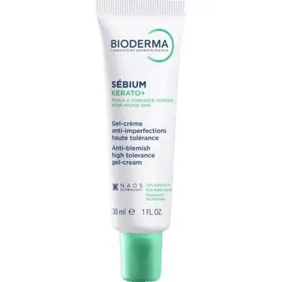 Крем проти прищів з SFP 30 Sebium Kerato+, 30 мл, Bioderma: ціни та характеристики