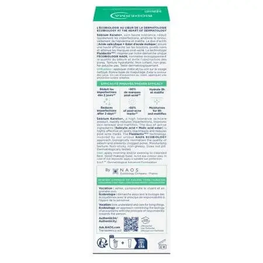 Крем проти прищів з SFP 30 Sebium Kerato+, 30 мл, Bioderma: ціни та характеристики