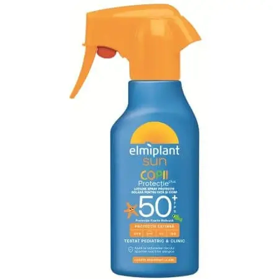 Солнцезащитный лосьон SPF 50+ для детей, 200 мл, Элмиплант Сан: цены и характеристики