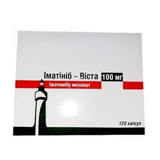 Іматініб-віста капс. 100 мг блістер №120