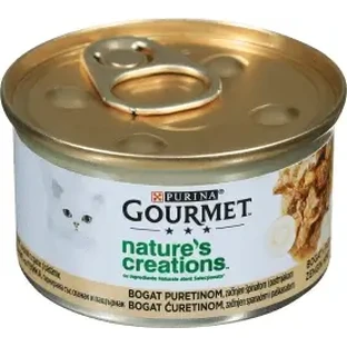Purina Gourmet вологий корм для котів з індичкою та шпинатом, 85 г